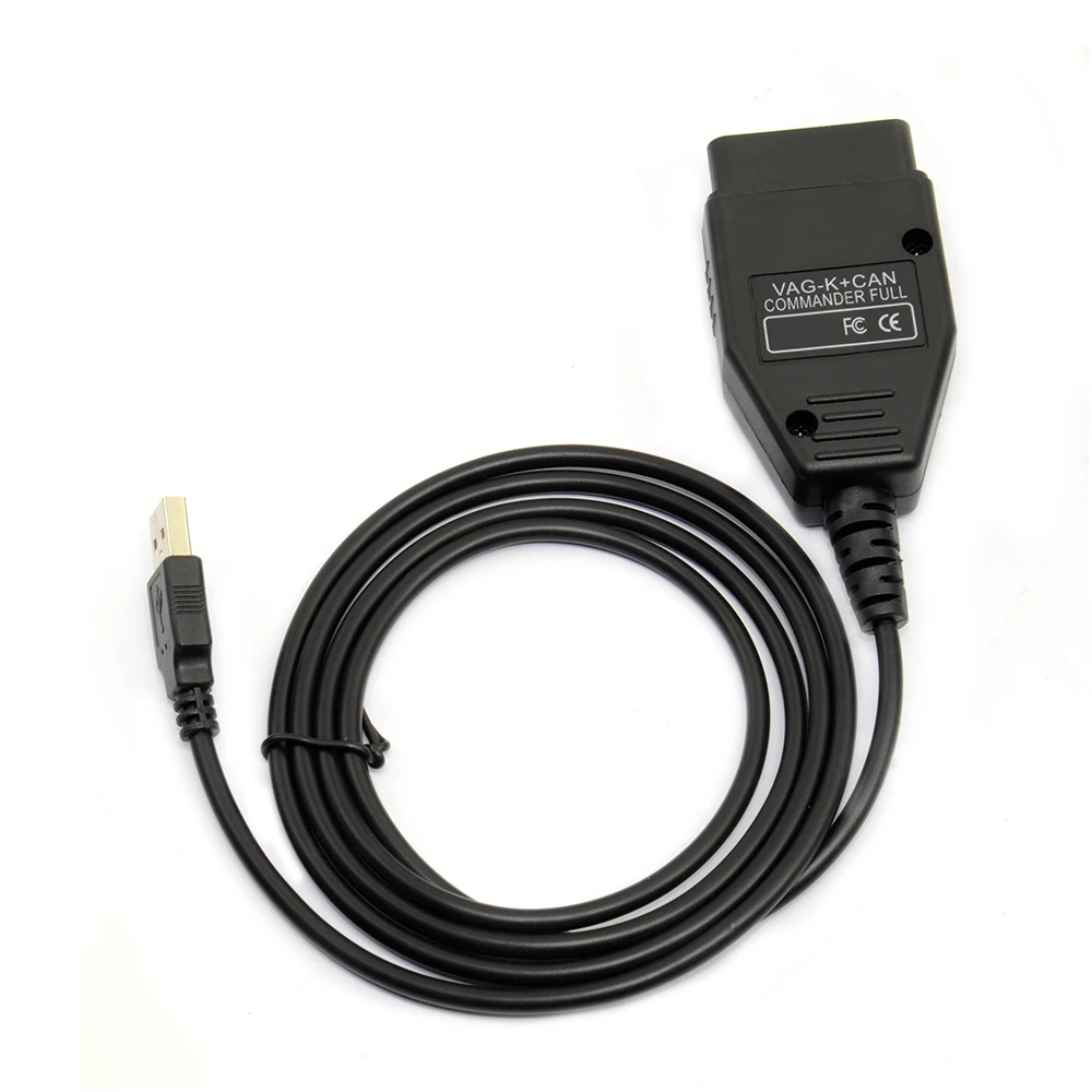 Лучшая цена! 10 шт./лот Super VAG K + CAN Can Commander 1 4 Vag USB OBD диагностический интерфейс OBD2 OBDII