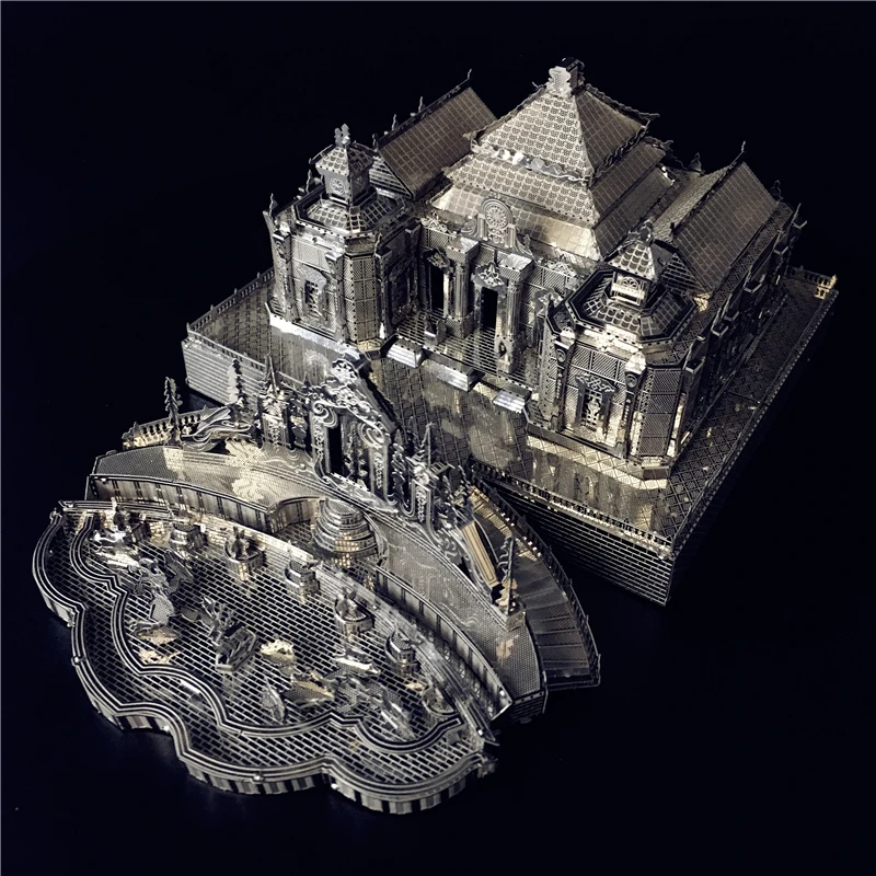 Модель MMZ, 3D металлическая головоломка Dashuifa старого Летнего дворца, наборы моделей «сделай сам», сборная головоломка, лазерная резка, головоломка, строительные игрушки, подарок