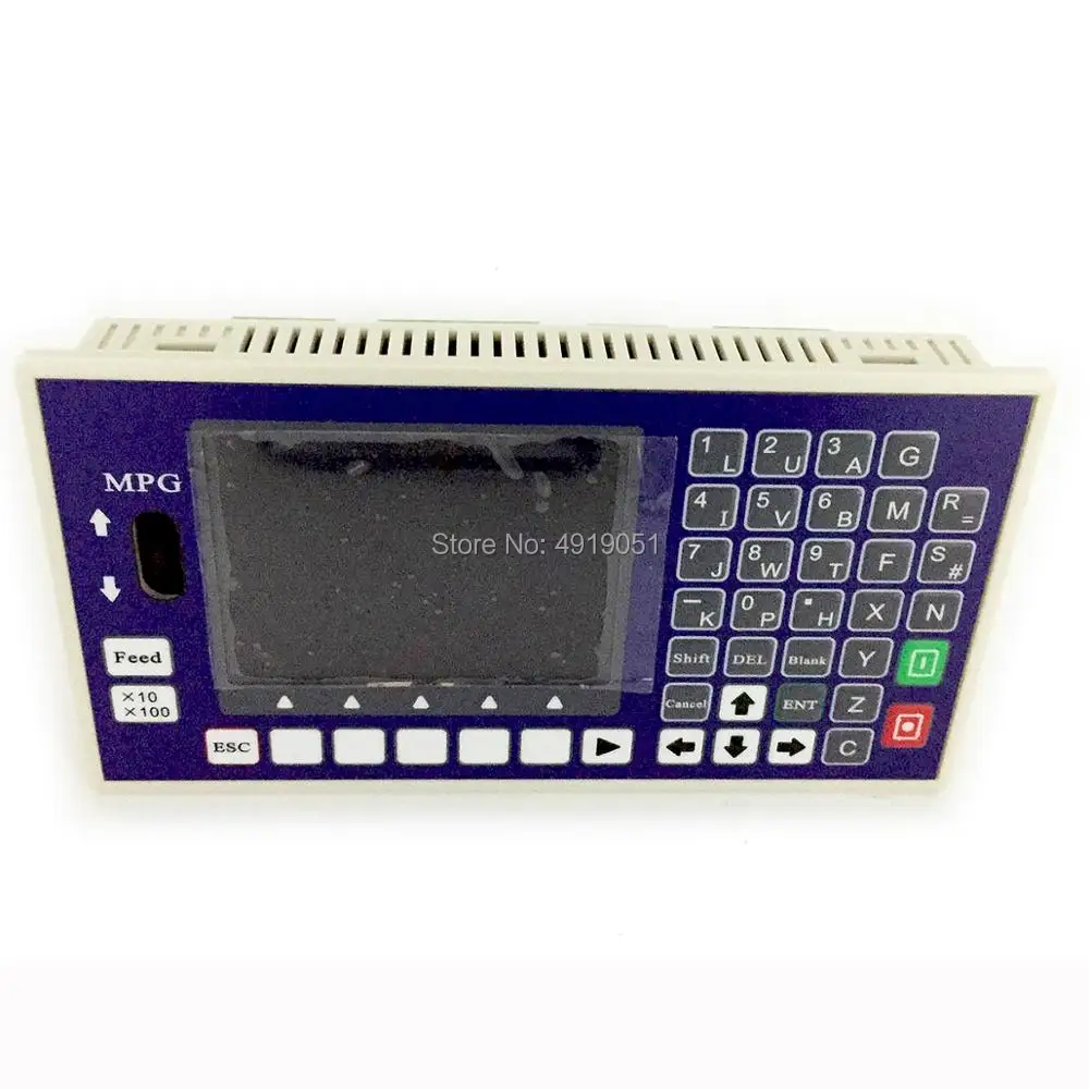 3 оси/4 оси ЧПУ контроллер движения системы 5 дюймов 16DI 8DO TFT 400 кГц Servo шаговый для