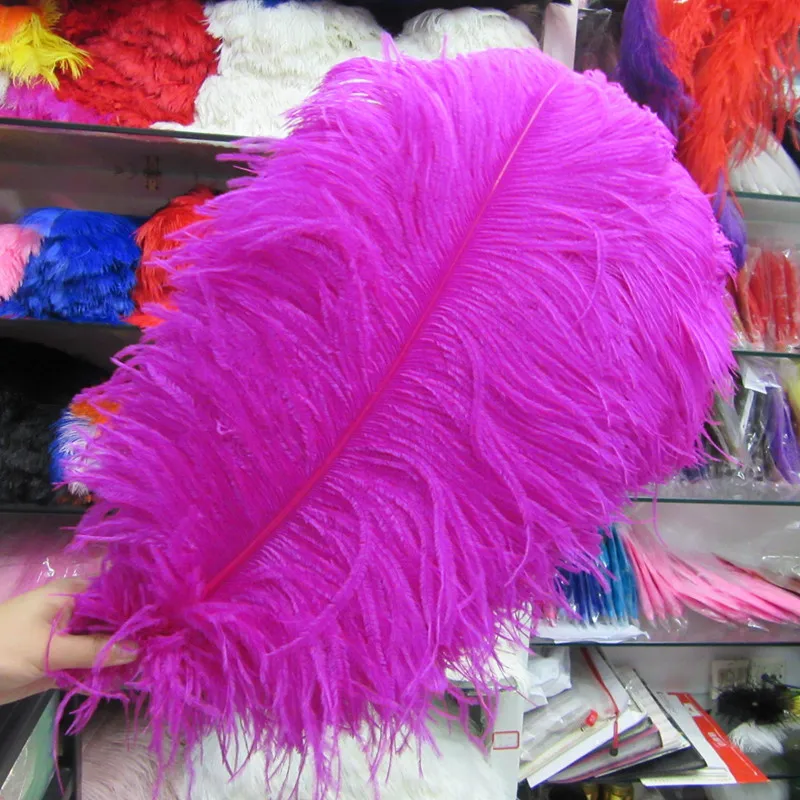 Горячая Распродажа 100 шт. 45 50 см красивые дешевые цветные страусиные перья diy
