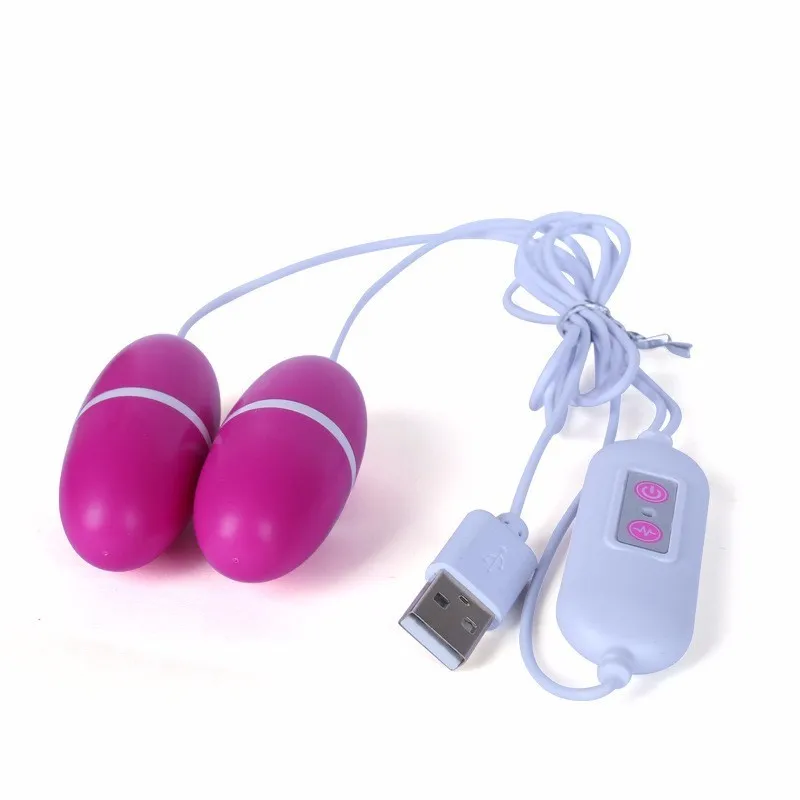 Мини вибратор с двумя прыжками 12 Скоростей Usb мини пуля секс игрушка для женщин
