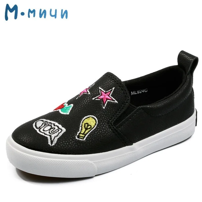 MMNUN/детская обувь из дышащей кожи для малышей 2018 брендовые кроссовки мальчиков