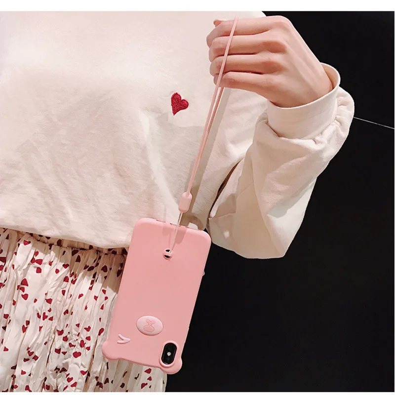 For OPPO R15 Pro R17 Find X Cute Bear Soft Phone Case |