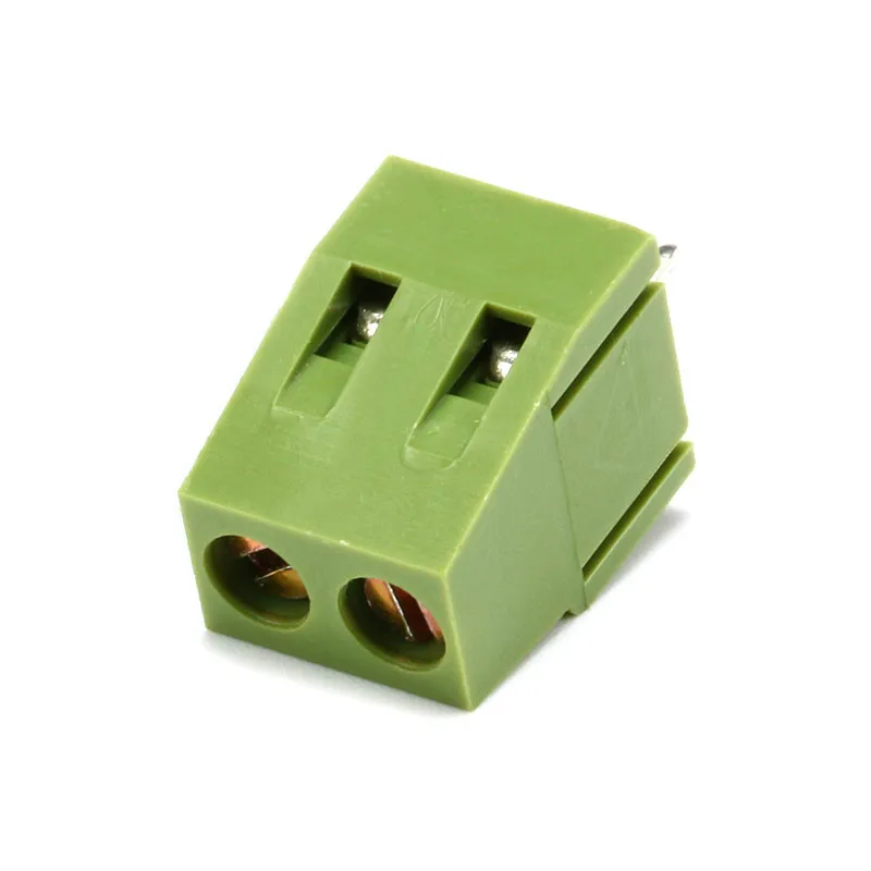 10 шт./лот KF128-2P KF12 винт 2Pin 5 0 мм прямой контакт PCB винтовая Клеммная колодка
