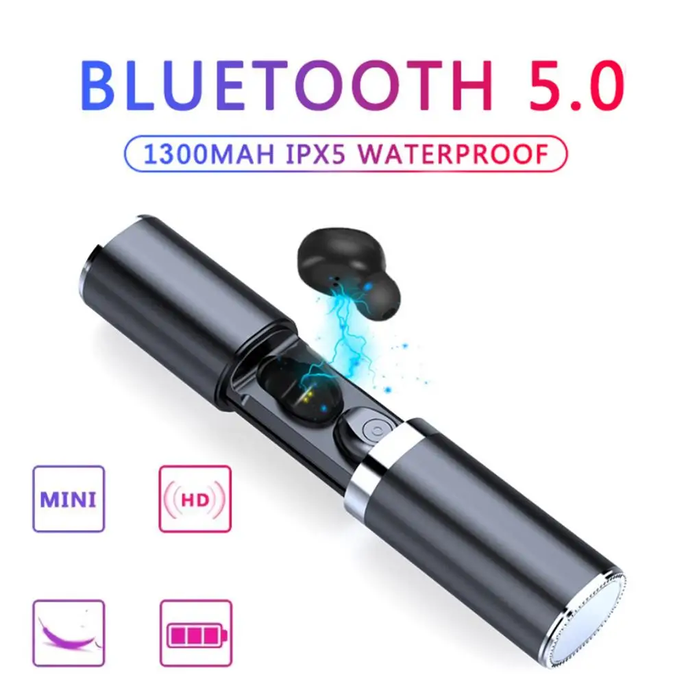 F9 Bluetooth 5 0 наушники TWS беспроводные бинауральные металлические водонепроницаемые
