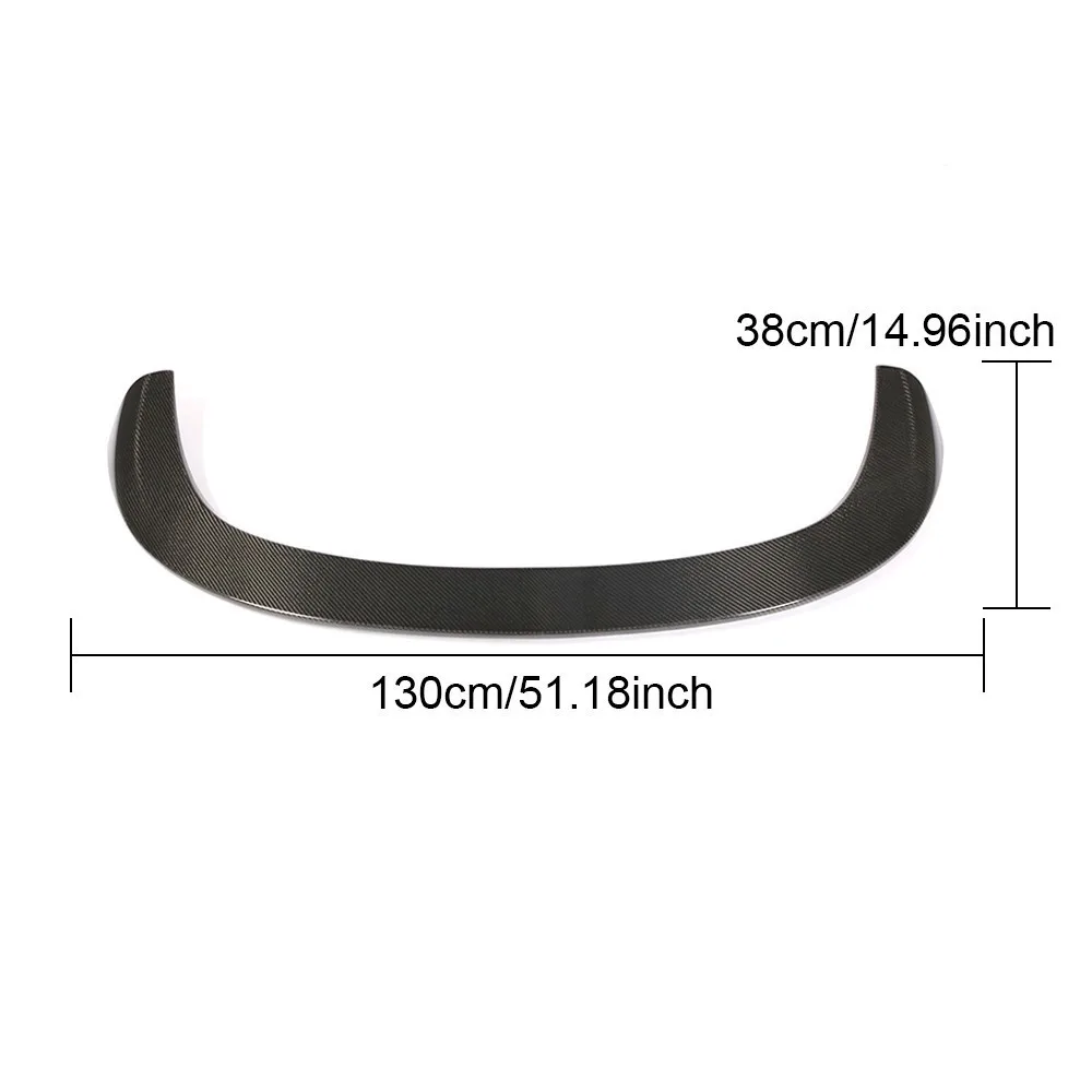 

For Mercedes Benz GLE43 AMG Rear Roof Lip Spoiler Carbon Fiber for GLE300 350 400 450 500 550 2013 - 2017
