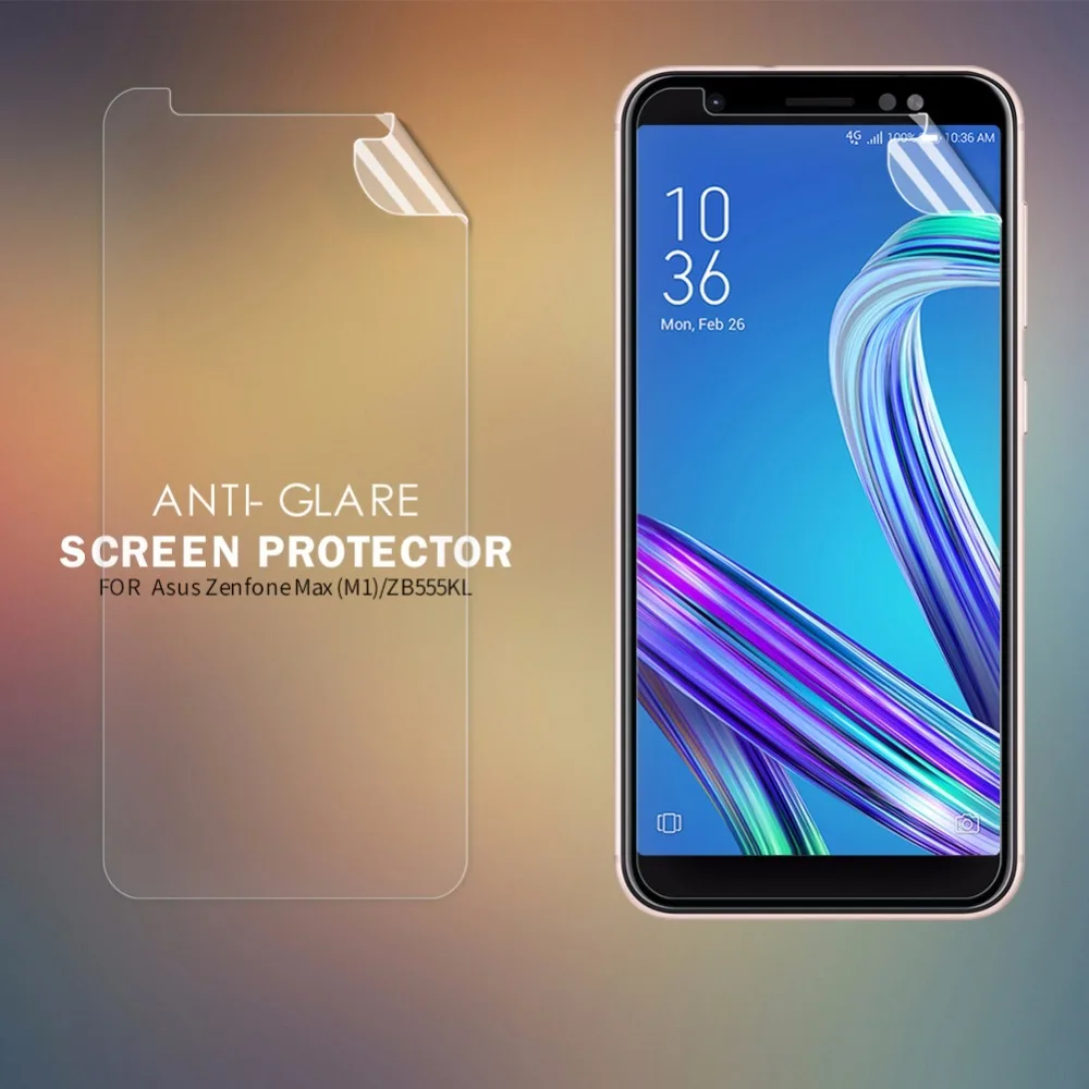 Для Asus Zenfone Max M1 ZB555KL защита для экрана NILLKIN кристально прозрачная/Матовая