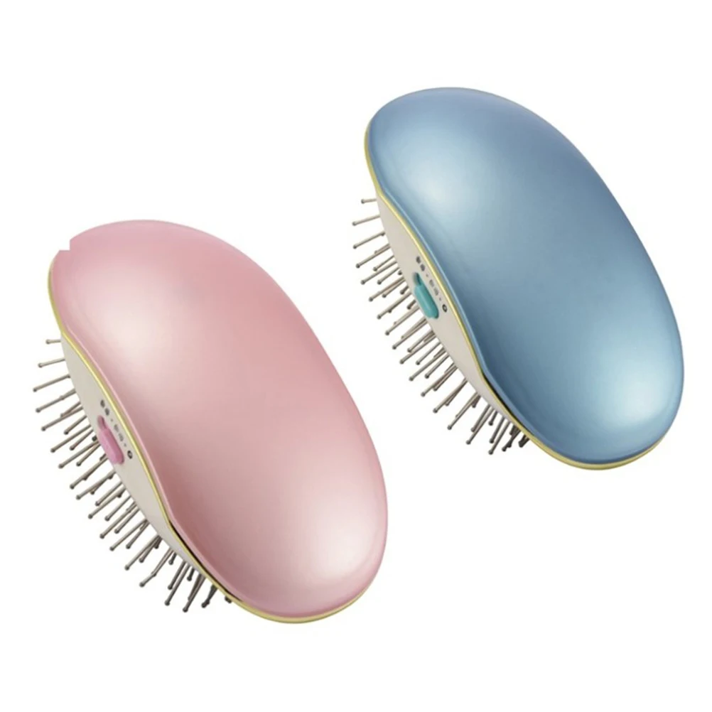 Портативная электрическая ионная расческа для волос щетка массажа головы