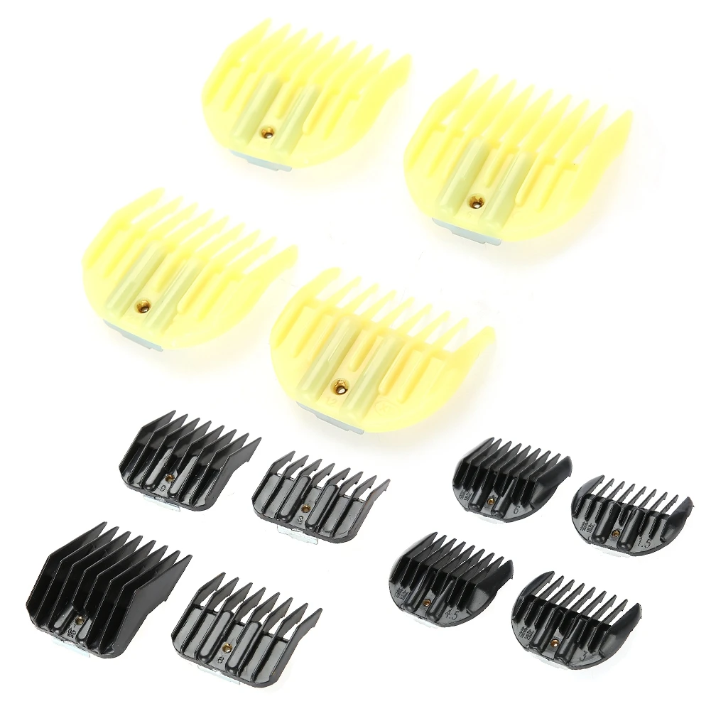 3 вида цветов 4 шт./компл. Концевая расческа Стрижка волос триммер клипер насадка