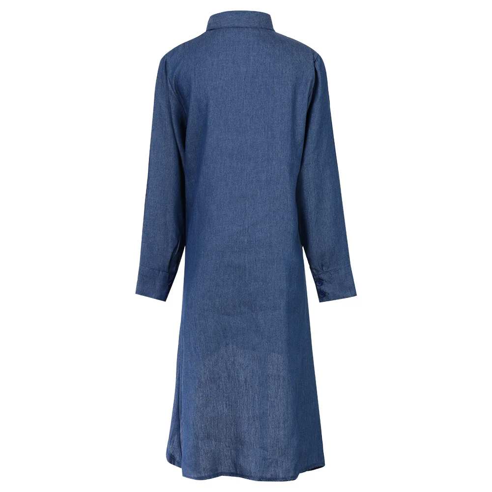 Женское свободное джинсовое платье женское вечернее мини модное асимметричное