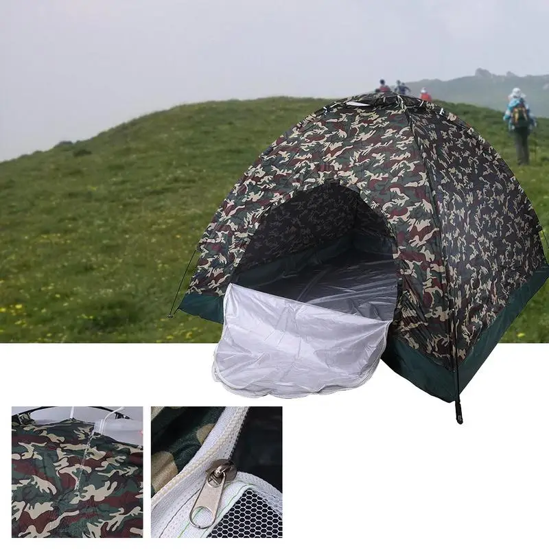 

Camouflage Tent Outdoor Camping Tent Waterproof Large Family Tents Traveling Hiking Accessories Camp Travel Tent