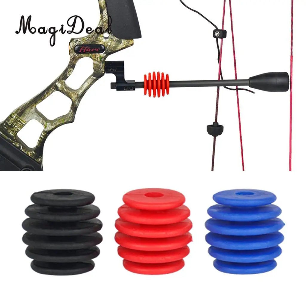 MagiDeal резиновая стрела для стрельбы из лука лук Стрела Suppressor Stopper Decelerator