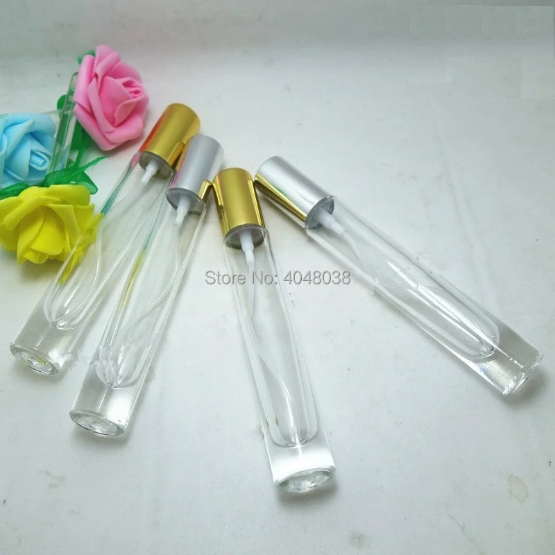 Флакон для духов 10 мл прозрачные стеклянные флаконы распыления золотые