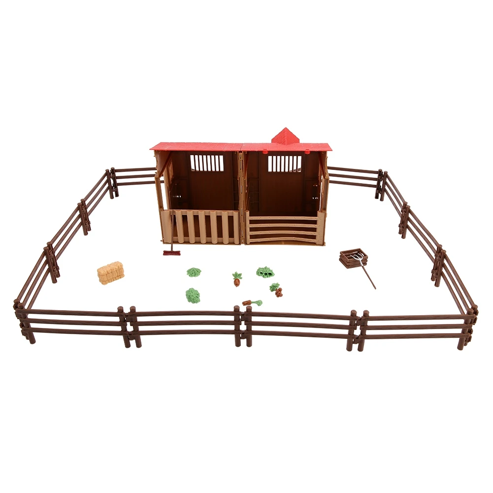 ESTINK имитация мини фермерский дом сцена модель Детская ферма DIY игрушка