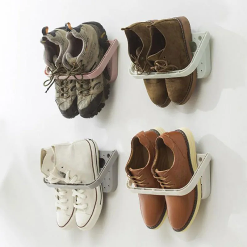 Липкий Подвесной органайзер для обуви Подставка хранения полка держатель