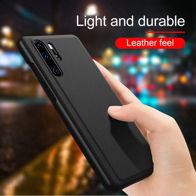 KISSCASE Smart View Флип раскладный кожаный чехол для huawei P30 Pro P20 P 30 20 P30pro P20pro 20pro 30pro окна