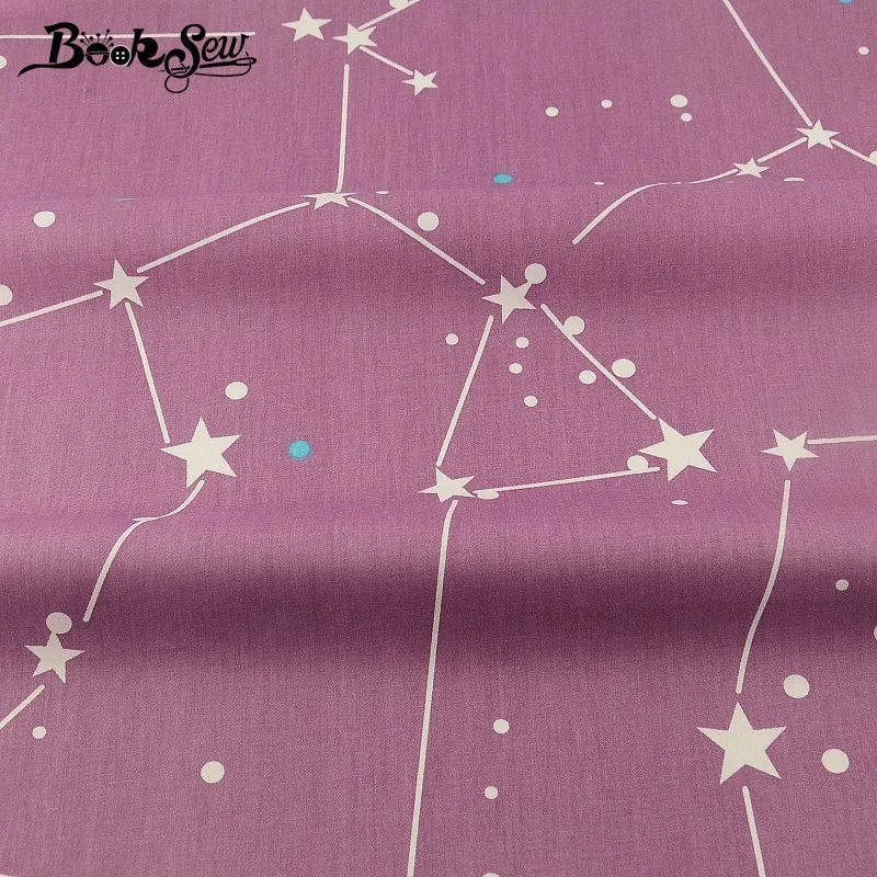 Booksew фиолетовая 100% хлопчатобумажная саржевая ткань стеганое постельное белье