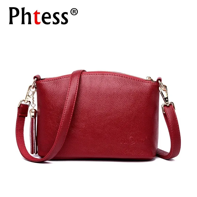 

2019 Crossbody Bags For Women Leather Shoulder Bag Sac A Main Female Messenger Bag For Girls Solid Ladies Bag Party Bolsas New