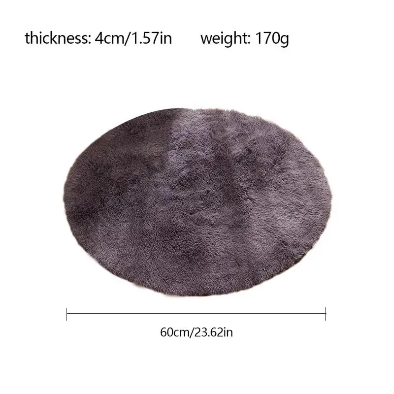 60/80/100/120/140cm Round Carpet For Living Room Bedroom Computer Yoga Mat Swinging Stage Seat | Дом и сад