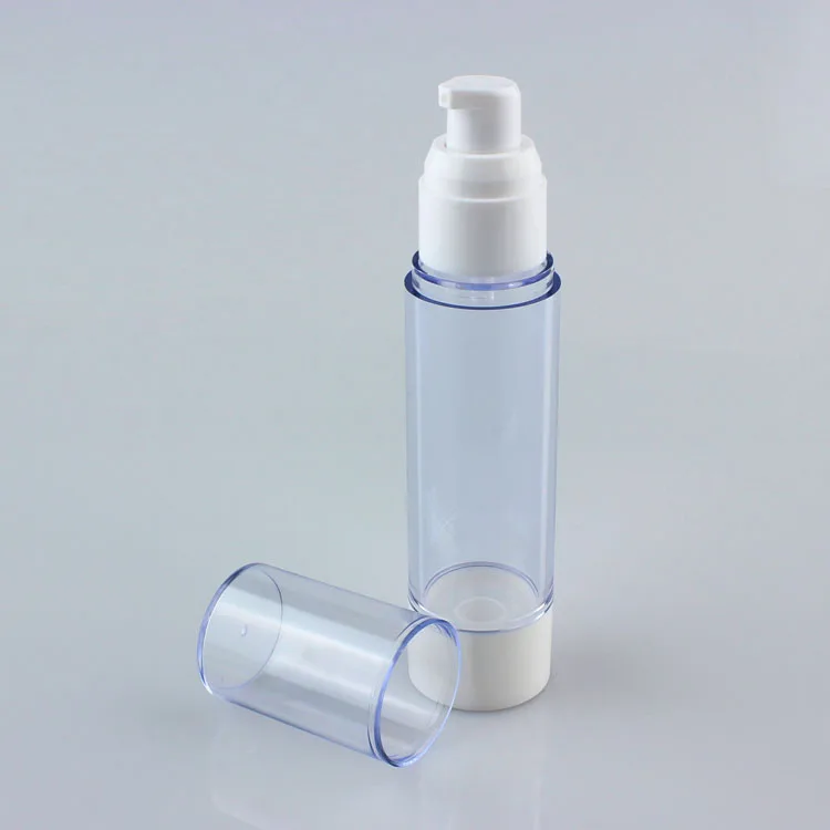 airless bottle 50 ml cosmetic plastic container bottles pump bottle 50ml lotion bottle wholesale