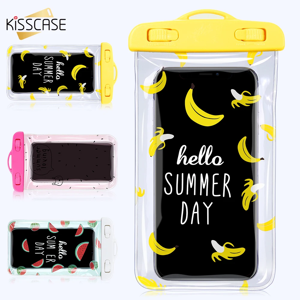KISSCASE универсальный чехол Водонепроницаемый для телефона iPhone 7 8 Plus samsung Galaxy S10