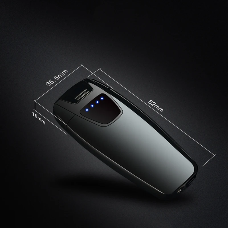 Новинка тонкая сигарета с зарядкой от Usb зажигалка экраном для нажатия