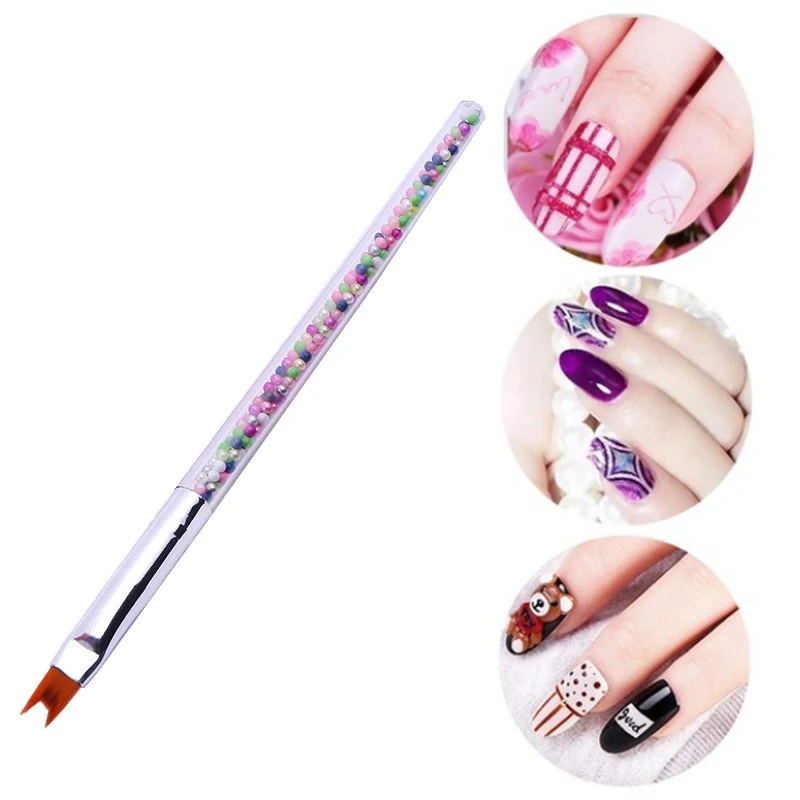 8 шт дизайн ногтей скос Дизайн кисть для рисования УФ гель ручка Маникюрный
