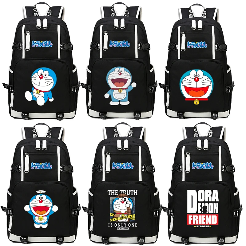 

Japan anime Doraemon Printing Backpack School Bags Laptop Backpack Shoulders bag Student book Bag Computer Bag package