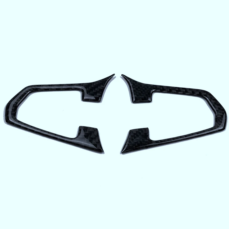 Автомобильные аксессуары из углеродного волокна 3 шт./партия кнопки рулевого