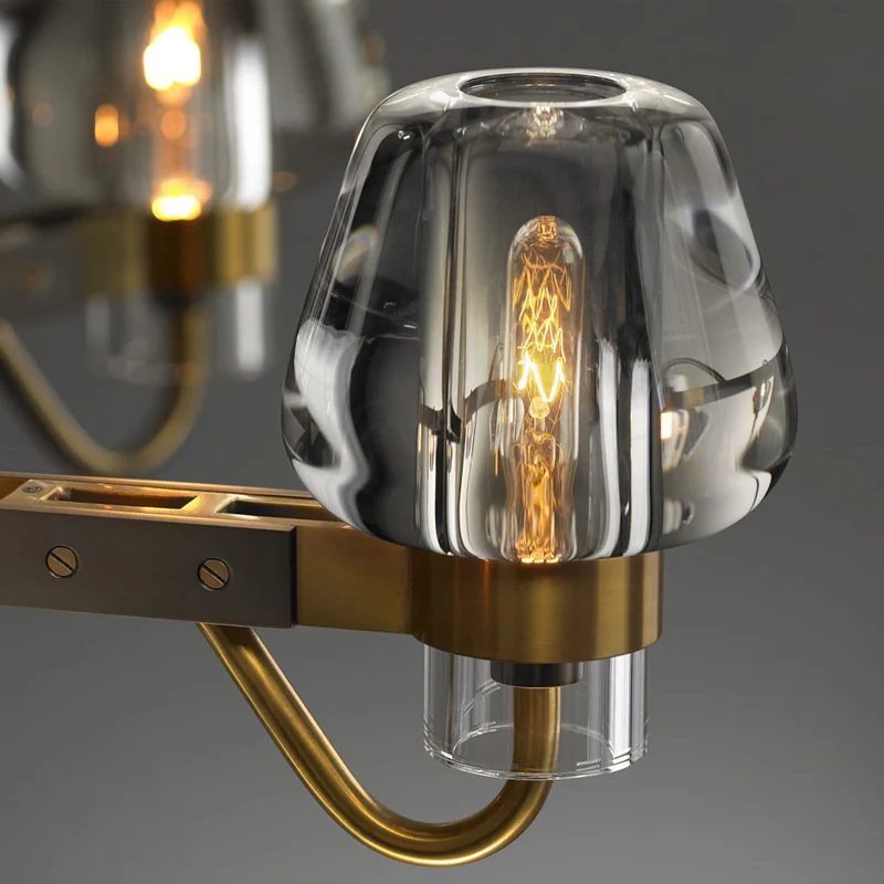 K9 Хрустальная люстра Lustre лофт большая Vintag Led гостиная люстры ресторан шнур