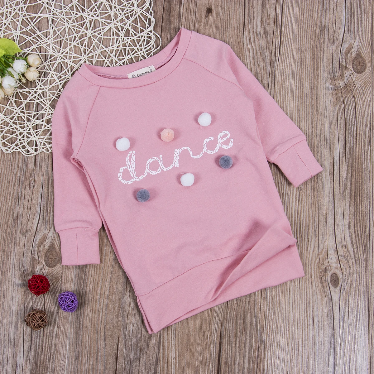 Fashion Kids Girls Knitted Sweater Winter Pullovers Solid Long Sleeve Tutu Dress Tops Clothes 1-5T | Детская одежда и обувь
