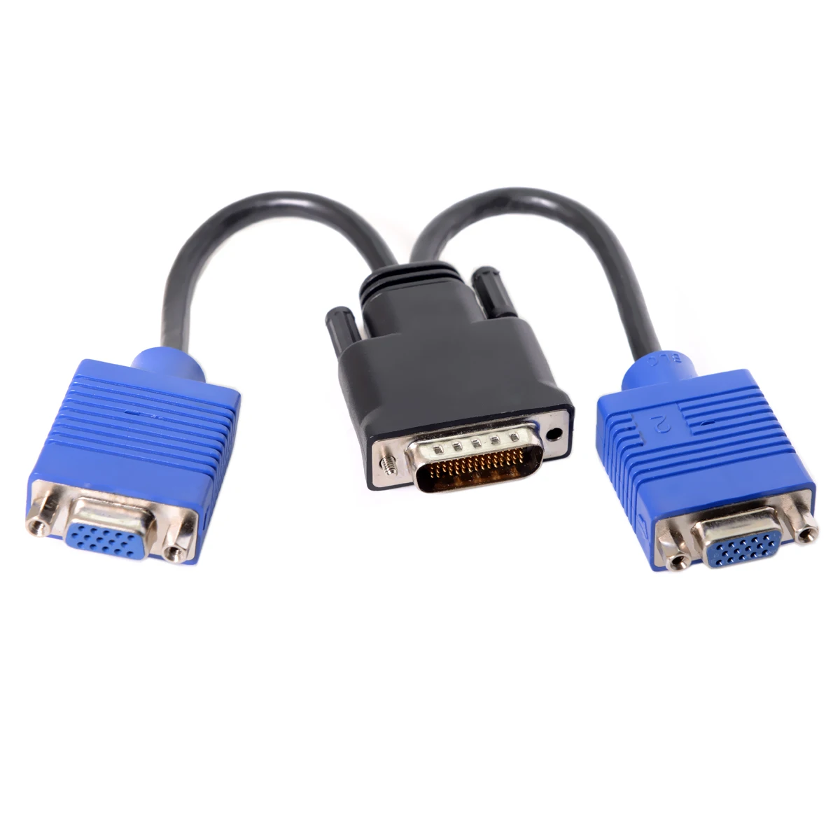 Chenyang CYDZ DMS-59pin Male to Dual 15Pin VGA RGB Female Splitter Extension Cable for PC Graphics Card |