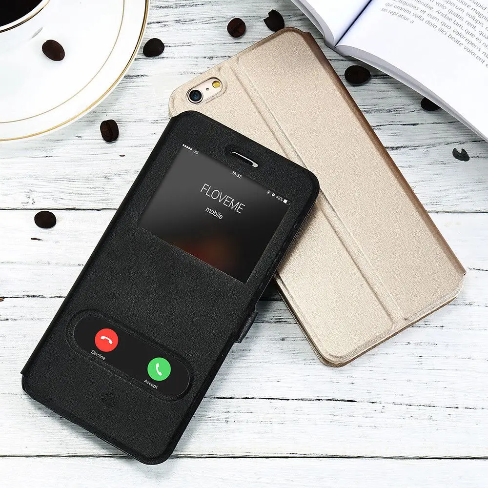 Магнитный Флип кейс KISSCASE из искусственной кожи для iPhone 6s 6 Plus 7 8 водонепроницаемые