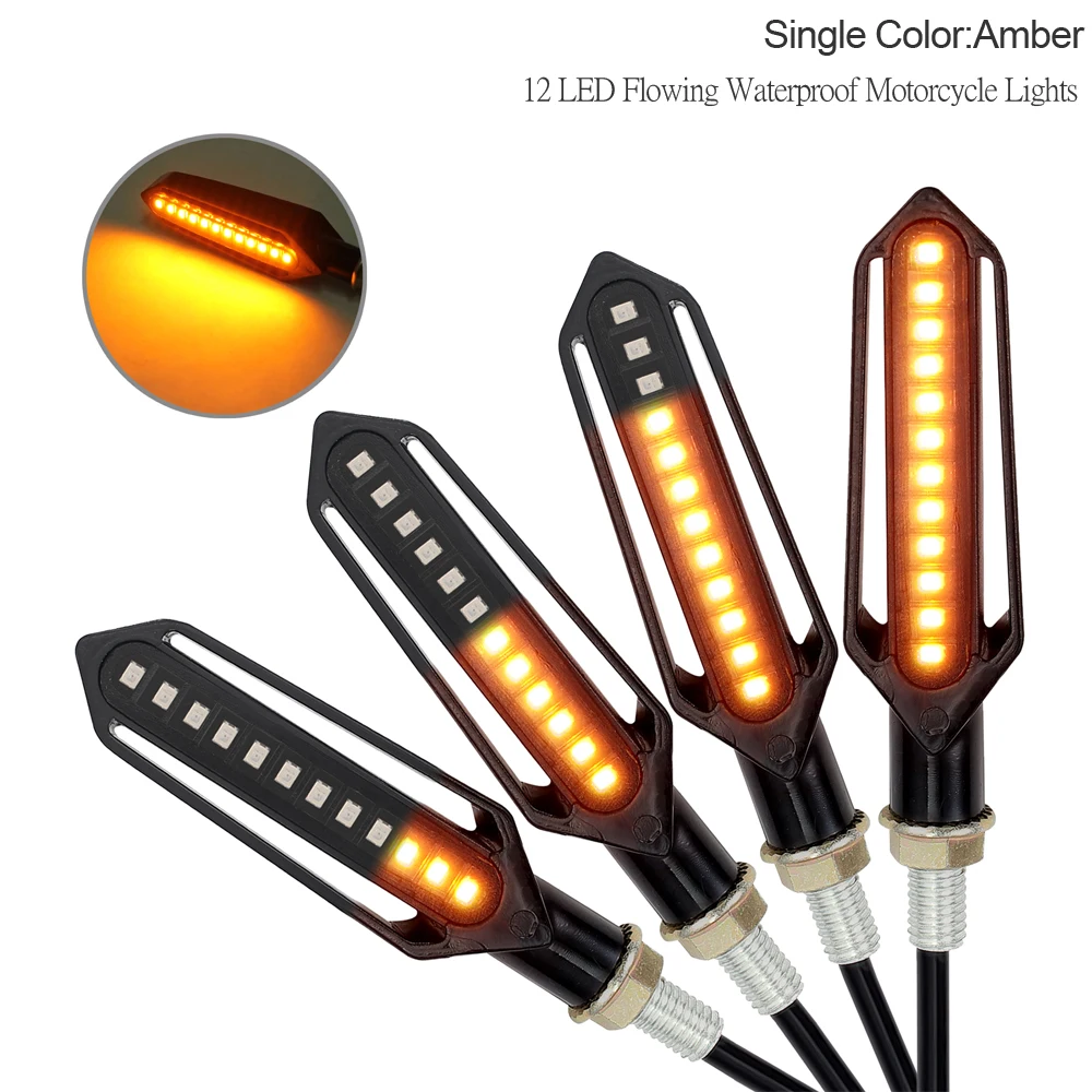 PROSTER 4 шт 24 сигнала поворота мотоцикла LED светильник s супер яркий желтый цвет