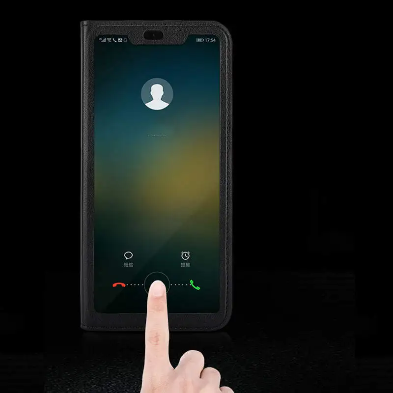 Чехол для Xiaomi Mi 8 чехол lite откидной из искусственной кожи с полным окошком Mi8