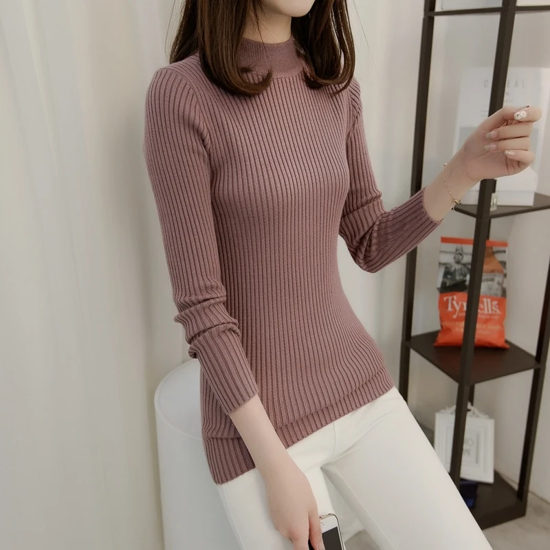 

Женские пуловеры с круглым вырезом, вязаные топы с длинными рукавами, женские облегающие Сексуальные облегающие уличные свитера, одежда, Мо...