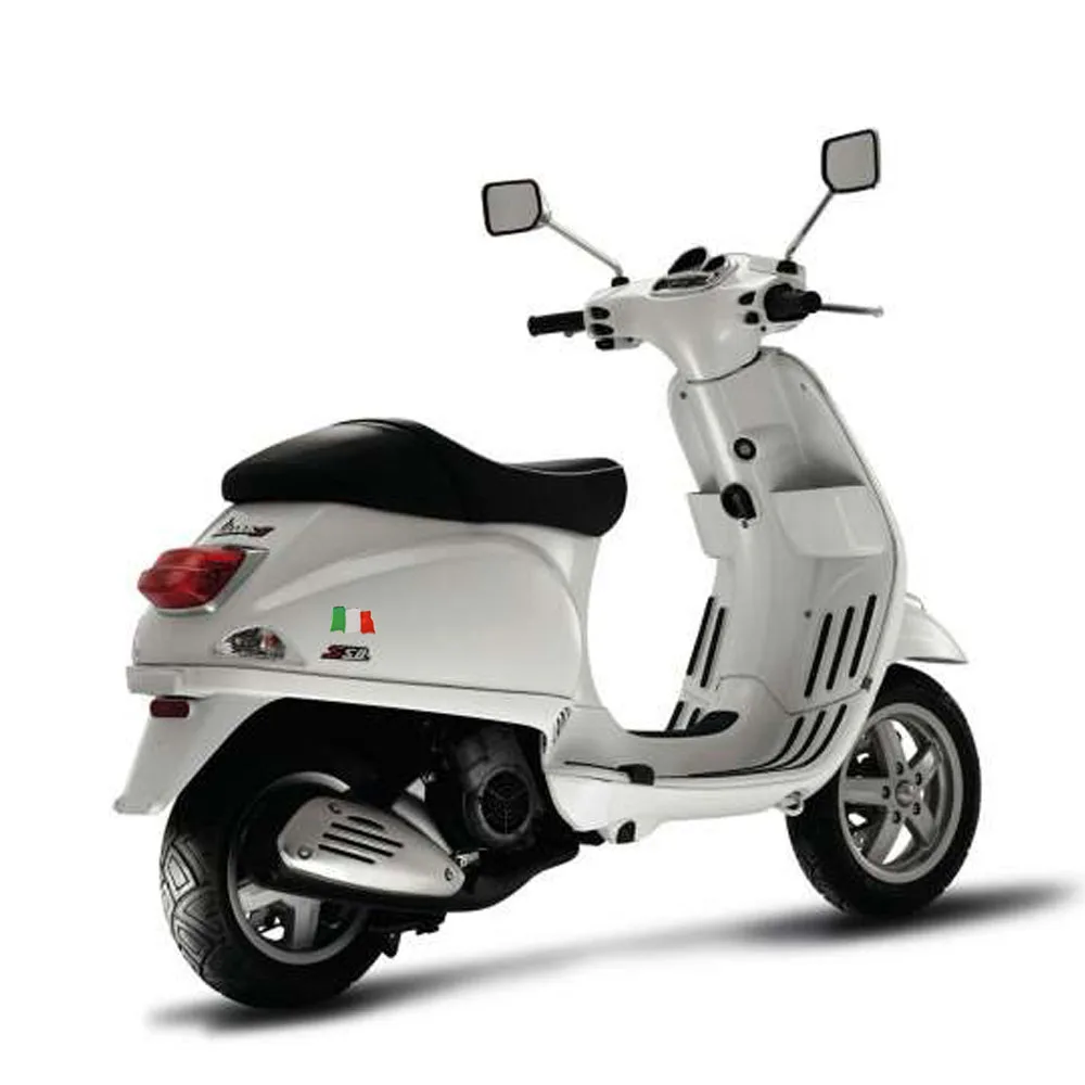 3D наклейки на бак мотоцикла Италия флаг полимерные чехол для Aprilia Ducati Vespa GTS GTV 250 300
