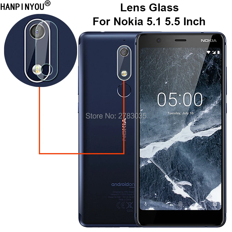 Для Nokia 5 1 TA 1061 &quotПрозрачная ультратонкая задняя защитная пленка для объектива