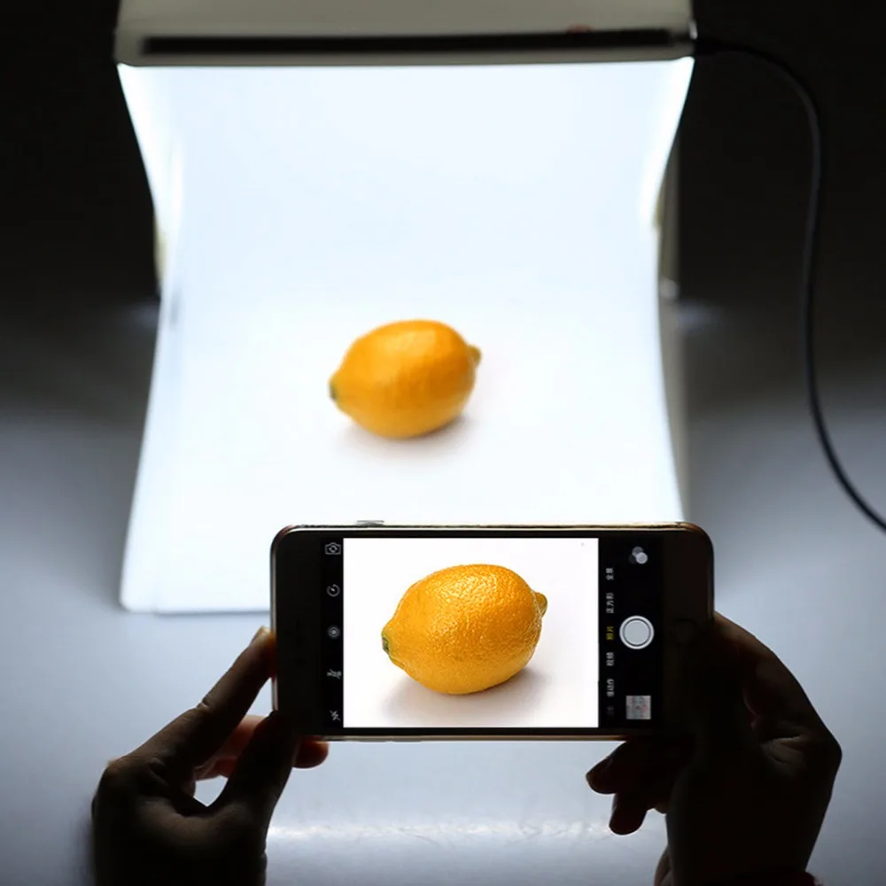 SOONHUA мини складной Лайтбокс для фотостудии софтбокс портативный светодиодный