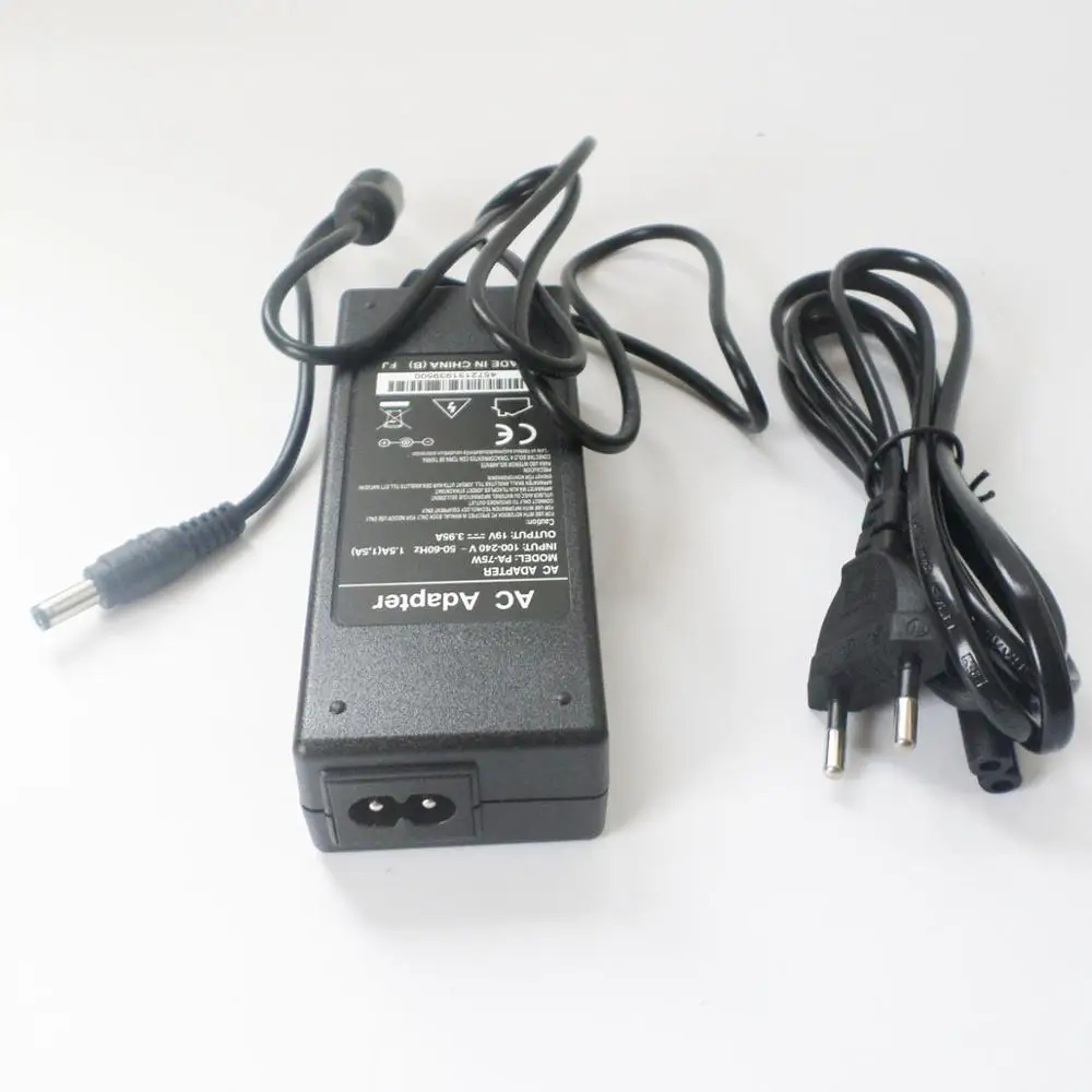 

Battery Charger For Toshiba Satellite C850 C850-10W C850-10X C850-10Z P755-S5120 L850-110 P755-S5259 A135 A600 Power AC Adapter