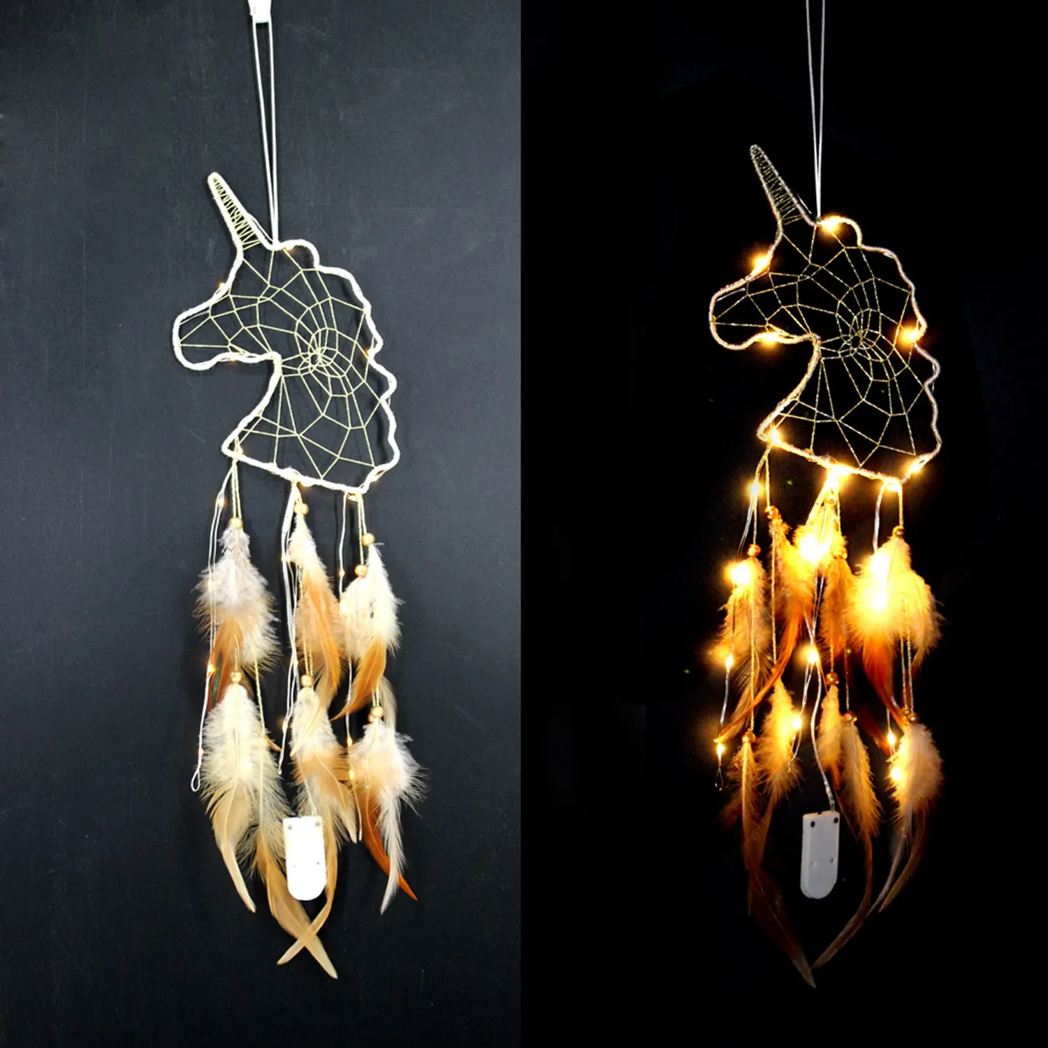 Dream Catcher Handmade Traditional White Feather Wall Hanging Car Home Decoration Ornament Decor Craft Gift | Дом и сад