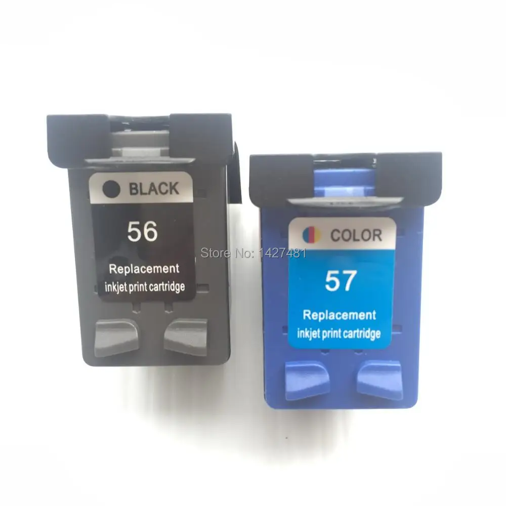 YOTAT Восстановленный чернильный картридж для HP56 HP57 HP Deskjet 450/5150/5550/5552/5650/5652/5850