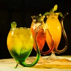 Кровавая молекула, Коктейльная Хрустальная кружка, бар, Салун, Мартини, остановка сердца, кровеносные сосуды, соломенные бокалы, Винные Бокалы