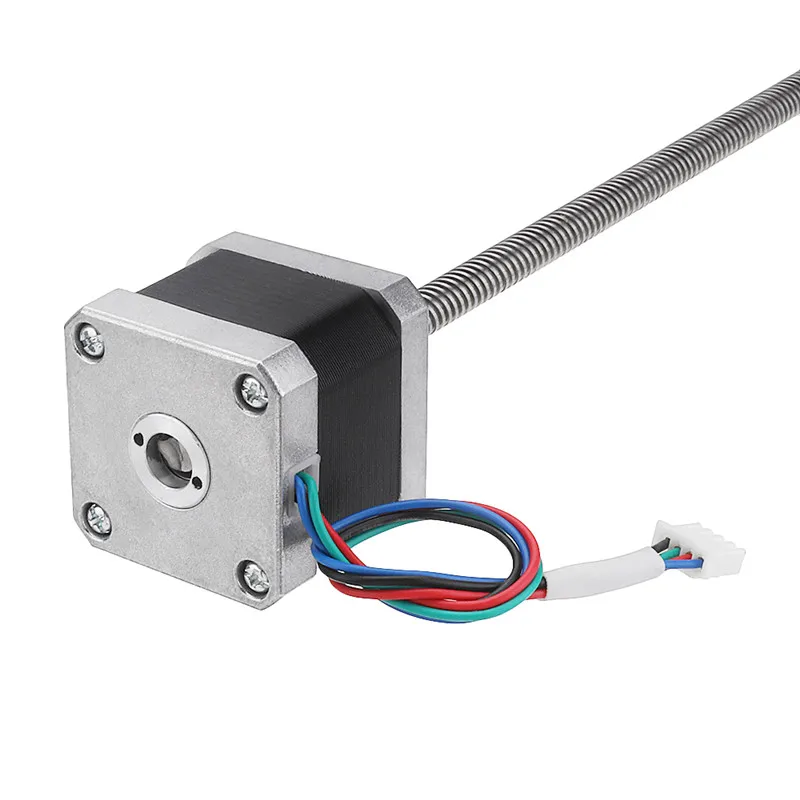 Nema17 42 мм 2 фазы 1 8 градусов 1.5A шаговый двигатель с T8 380 свинцовый винт для