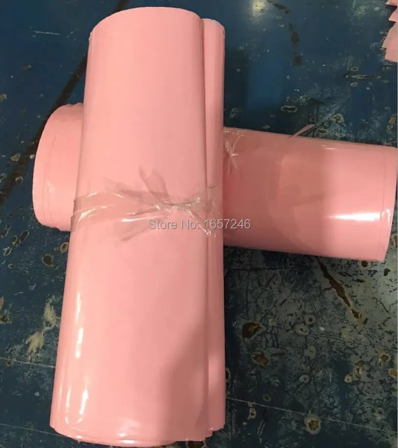 500pcs/Lot Light Pink Green Envelopes Poly Mailer BY Mail Plastic Barbie Mailing Bags Envelope High Quality 17*30cm | Дом и сад