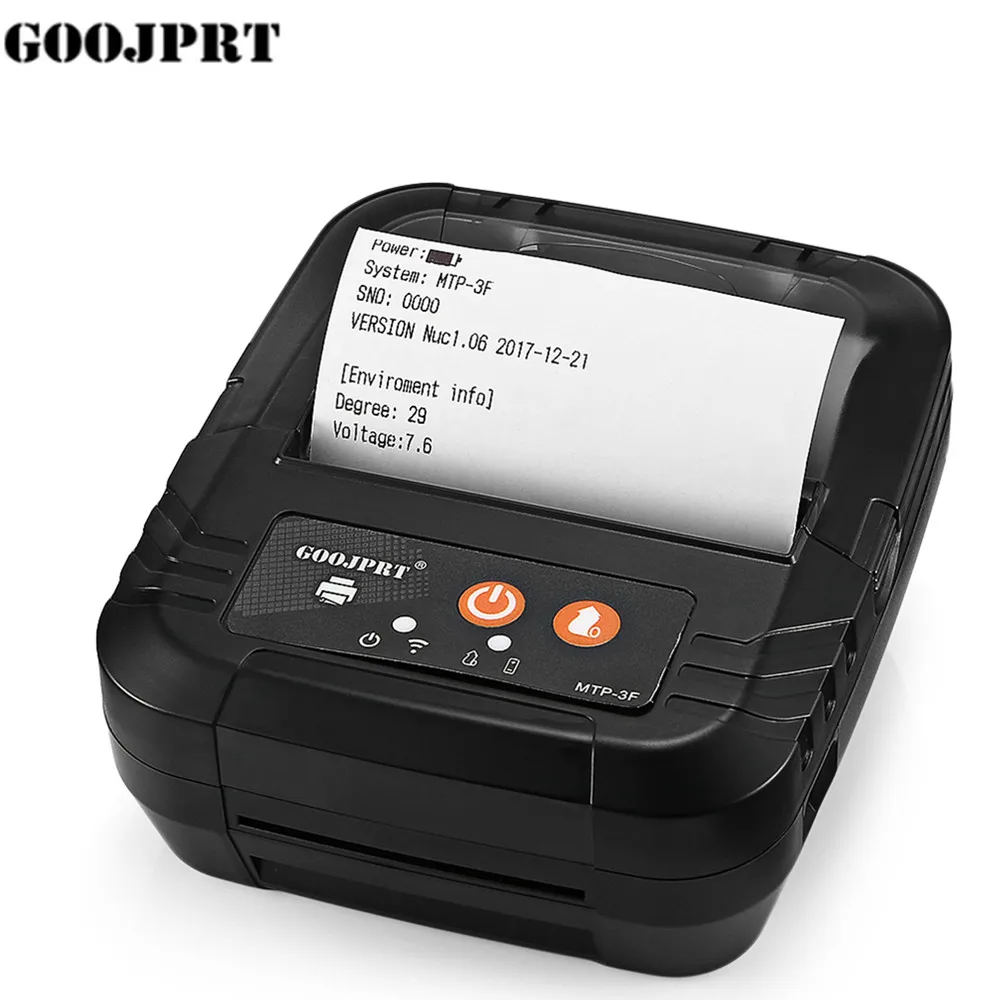 GOOJPRT MTP 3F 80 мм ESC/POS Термальный чековый принтер Bluetooth лазерный с usb портом для