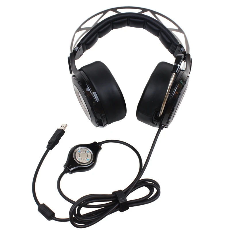 XIBERIA T18 Стерео Игровые наушники с микрофоном 7 1 Surround Sound глубокий бас Gamer гарнитура
