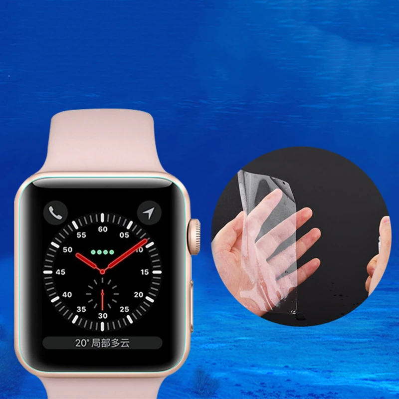2.5D Гидрогелевая пленка для Apple Watch 38 мм серия 4 3 2 1 защитная мягкая предотвращения
