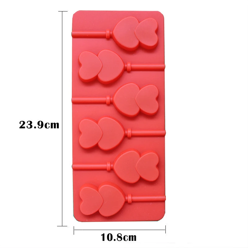 

1PCS Silicone Lollipop Mold 9 Kinds Chocolate Cake Fondant Cookie Mould Jelly Pudding Molds DIY Baking Cake Decorating Tools
