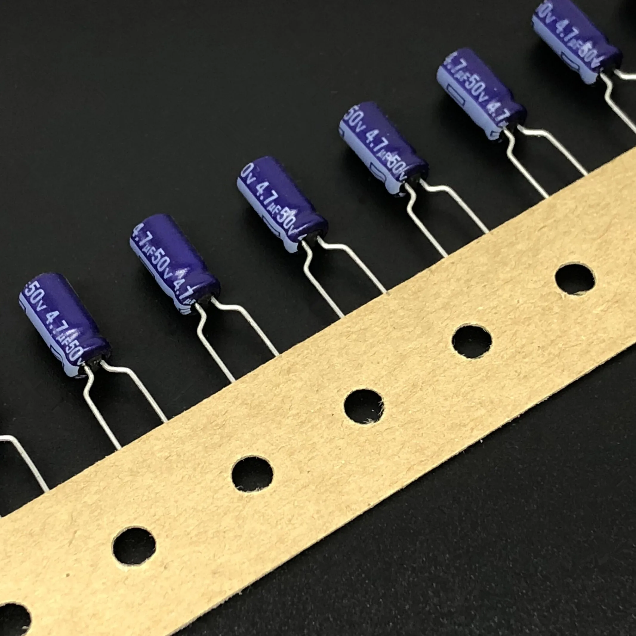 10 шт/100 шт 4 7 мкФ 50V M серия 5x11 мм Высокое качество 50V4.7uF алюминиевый